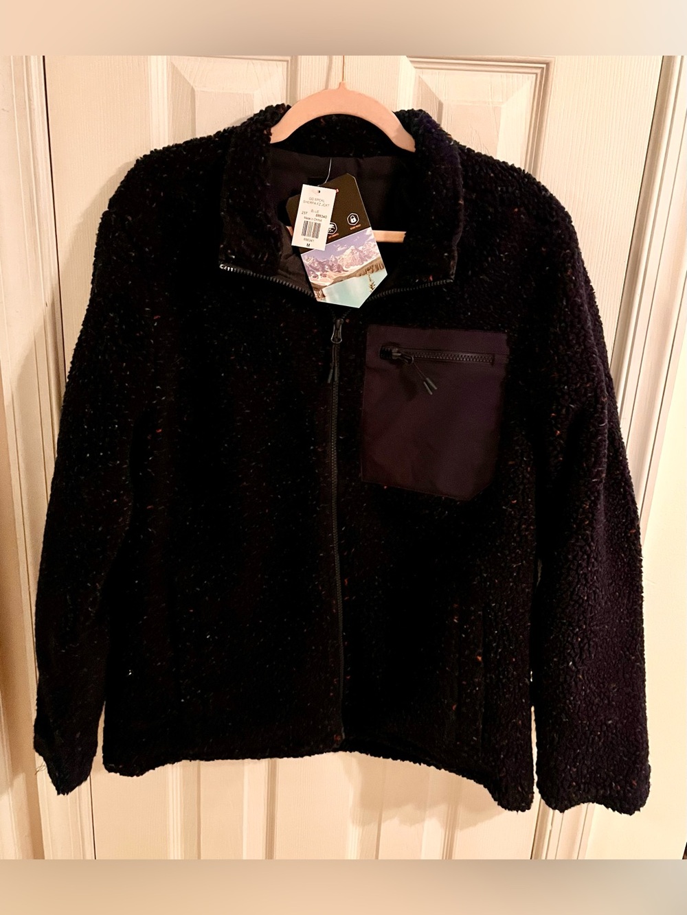 Mountain and Isles Women’s Speckle Fuzzy Sherpa Jacket